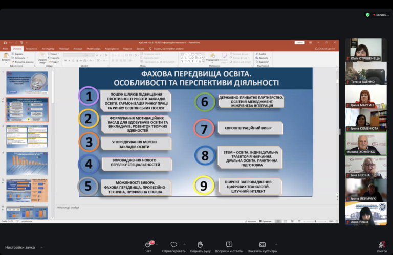 Круглий стіл «Підготовка фахівців для галузі «Інформаційні технології»: гармонізація ринку праці ринку освітянських послуг»